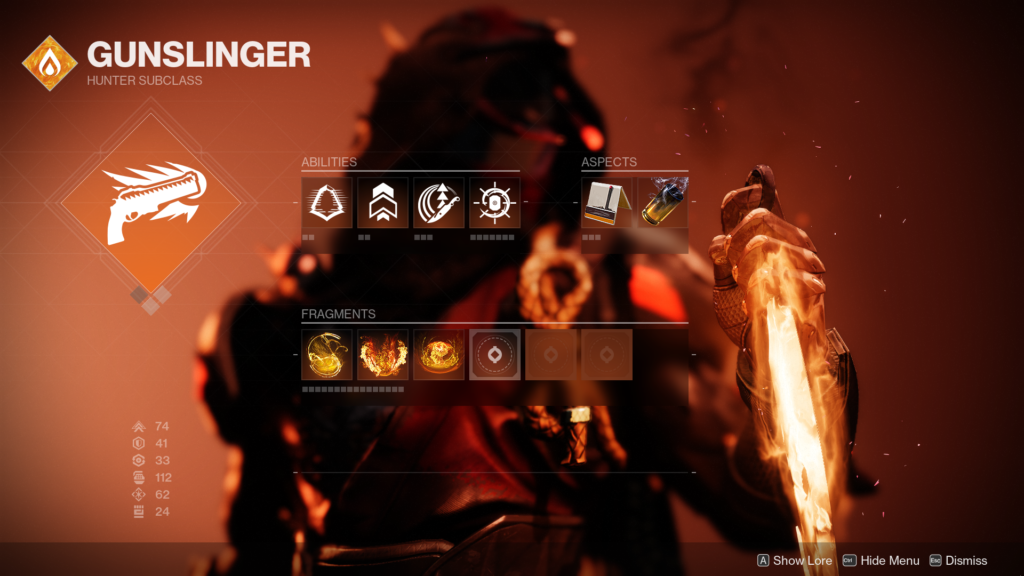 Destiny 2 Subclass Hunter Gunslinger
