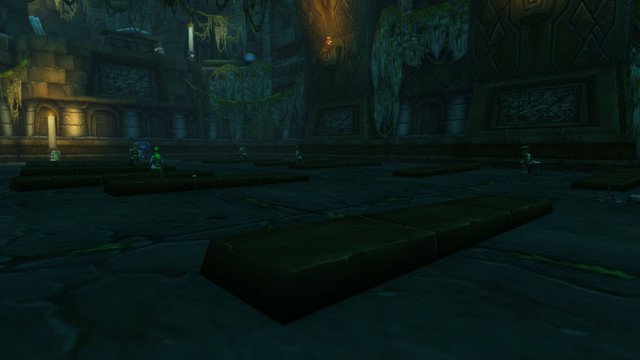 A scene from the raid